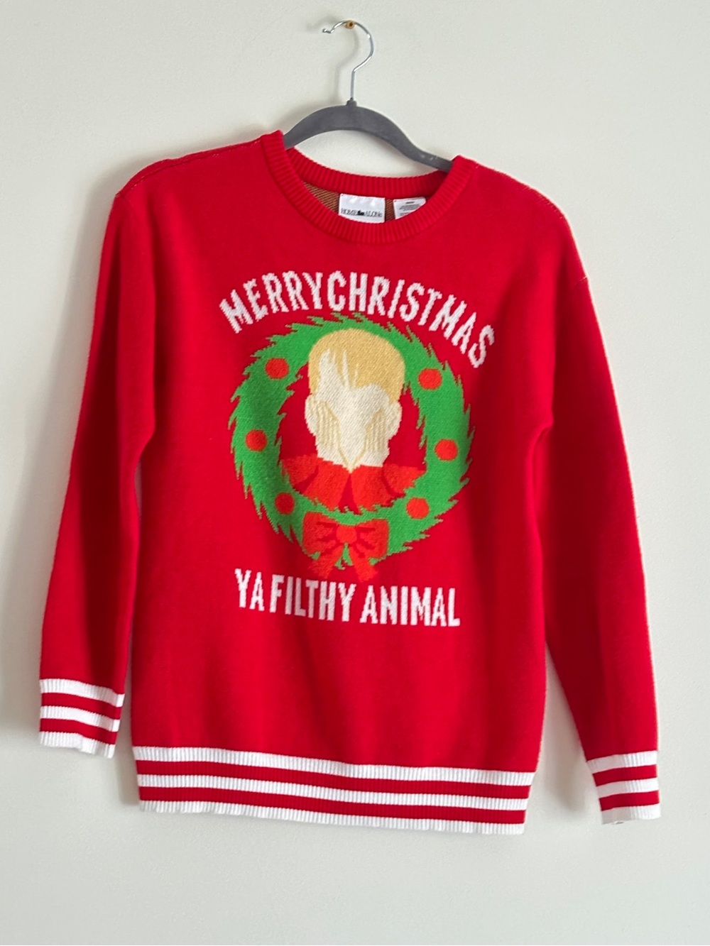 Home Alone Merry Christmas Ya Filthy Animal Ugly Christmas Sweater L